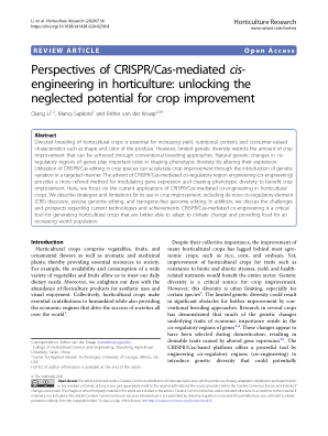 CRISPR/Cas 介导顺式转录调控的前景 - van der Knaap 实验室
